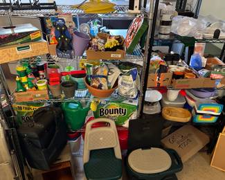 garage items and more..