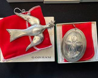 Gorham Sterling ornaments