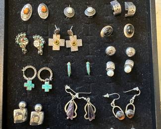 Sterling silver earrings