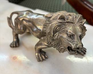 Love our Tibetan Silver Lion....one of a kind