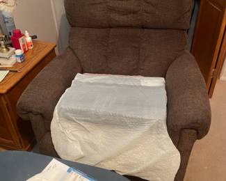 . . . brown recliner