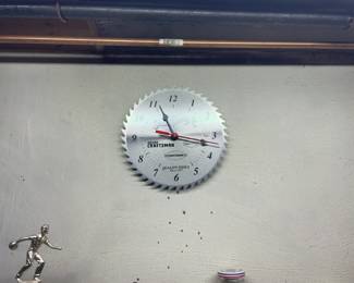 . . . saw blade clock