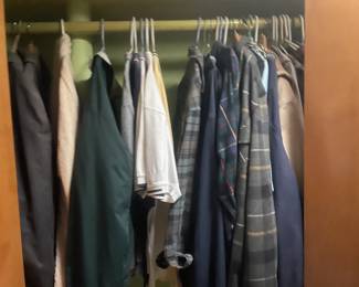 . . . men's clothes