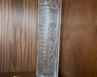 . . .crystal vase