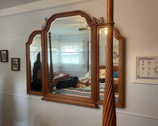 . . . hung dresser mirror