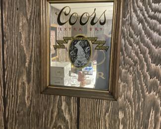 . . . Coors beer mirror