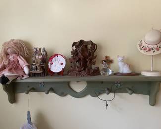 . . . cute shelf and treasures