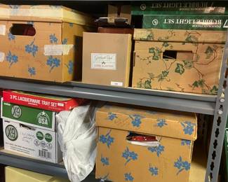 . . . will be unpacking boxes until first day of sale