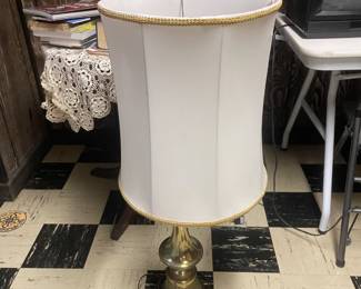 . . . brass lamp