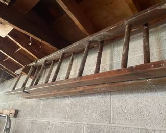. . . vintage wood ladder