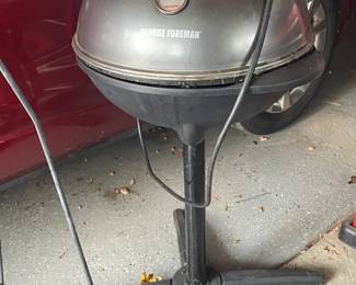 . . . a George Foreman indoor/outdoor grill