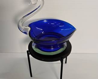 Cobalt Swann Bowl
