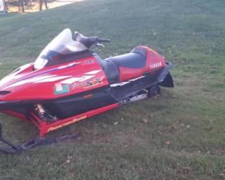 Yamaha vmax sx600.   needs a new seat cover and smaller damage on hood. but runs awesome. Starts on first pull. 
