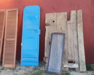 Doors and  and soda fountain chairs