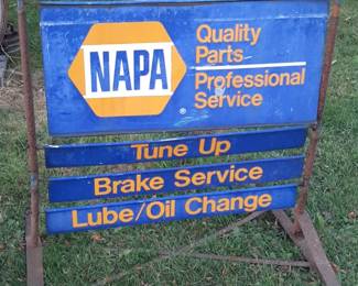 Napa curb sign