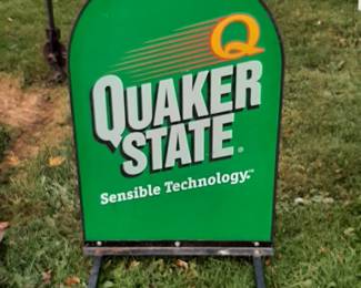 Quaker state crub sign 