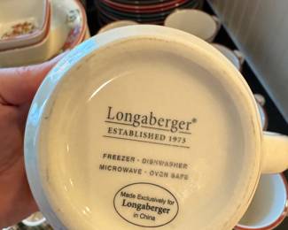 Longaberger Christmas Dishes