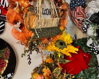 Wreaths/Door Decor/ Faux Floral