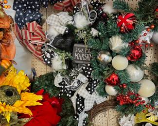 Wreaths/Door Decor/ Faux Floral
