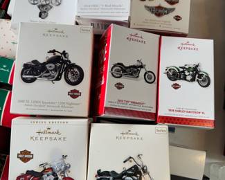 Harley Davidson Hallmark Ornaments