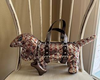 Sharif sequined dog purse