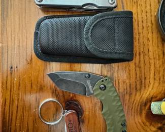 Knives, one Kershaw 
