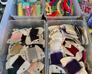 Embroidery Floss, thread, ribbon