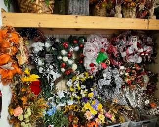Wreaths/Door Decor/ Faux Floral