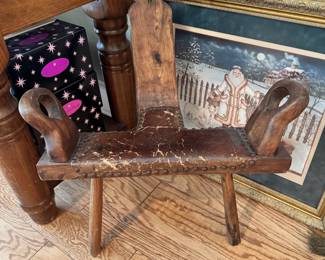 Antique Birthing Chair