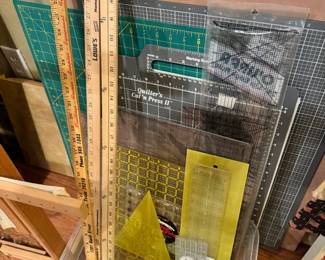 Rulers, mats, quilting rulers