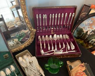 VINTAGE SILVERPLATE SETS 