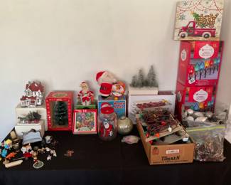 MISCELLANEOUS HOLIDAYS LIGHTS, AND SANTAS 