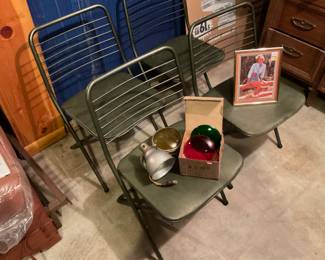 VINTAGE CARD TABLE CHAIRS
