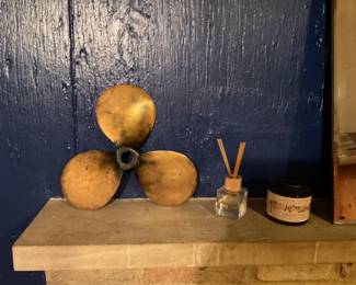 BRASS BOAT PROPELLER 