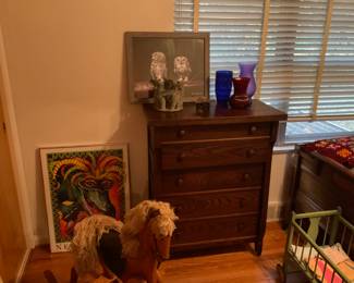 WALNUT CHEST OF DRAWERS