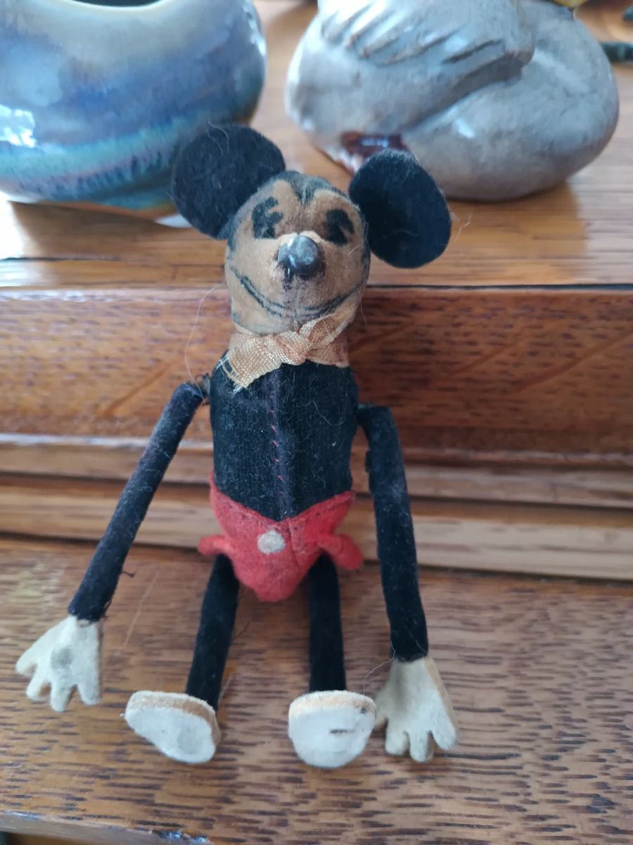 Early Schuco tumbling Mickey Mouse