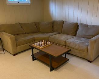 Another view of the sectional and coffee table. Both sold in separate photos.