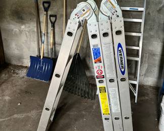 Werner ladder. $80 available for in person purchase Friday and Saturday