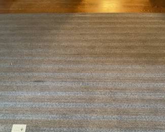 $80 braided and bound rug 5 feet 1” x 8’. Available for online purchase.