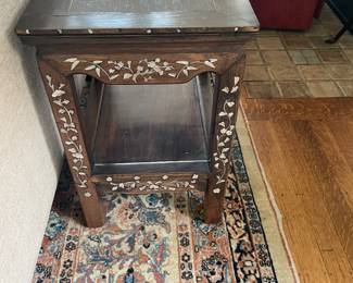 Another view of the side table.