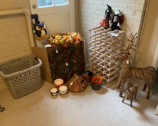 Holiday decor and more available for in person purchase Friday and Saturday