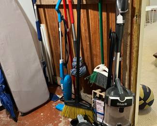 Tools and cleaning equipment available for in person purchase on Friday and Saturday.