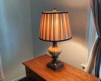 Art Deco Lamp and Sofa Table