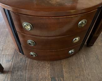 Birdseye Maple Burl Wood 3 drawer Jewelry Box 