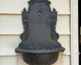  Vintage French fountain - stamp on bottom