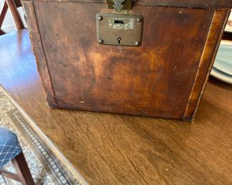 Vintage Louis Vuitton Leather Hat Trunk 