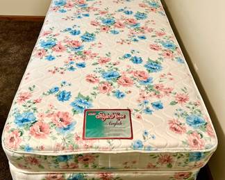 Twin mattress/box spring and frame