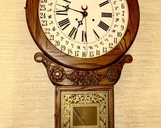 Vintage Bristol Clockworks wall clock