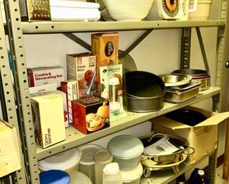 Misc. kitchen items, cleaning supplies, etc. (some SOLD)