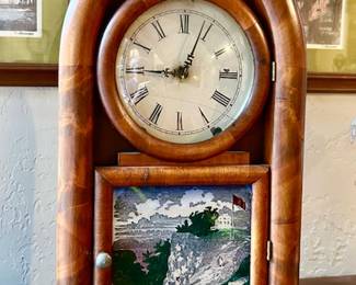 Close-up view of antique clock